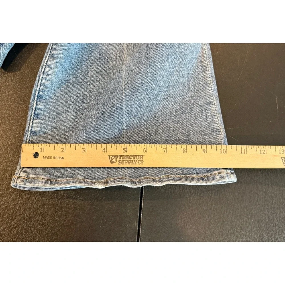 Abercrombie & Fitch Womens‎ 29/8R Flare Jeans Blue High Rise Medium Wash Preppy